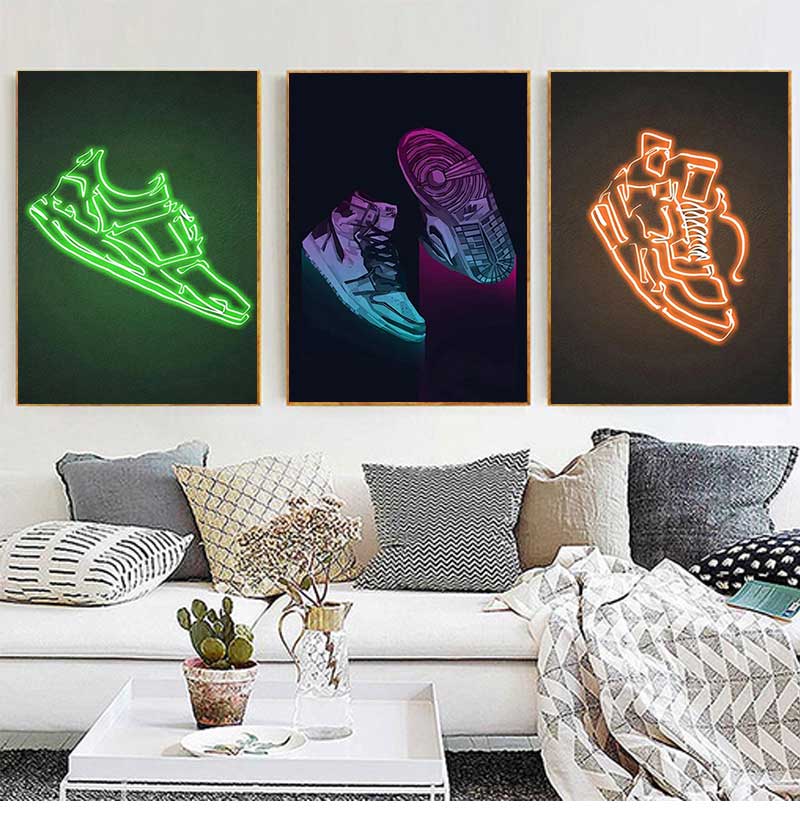 Waterproof Spray Shoe - Mode Graffiti Turnschuhe Wand kunst Poster