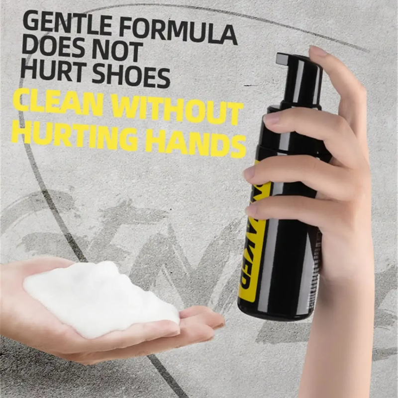 Sneaker Care Cleaning Kit - Sportschuh-Schaum-Reinigungsset, Trockenreinigungsspray für Leder, Wildleder, Nubuk,
