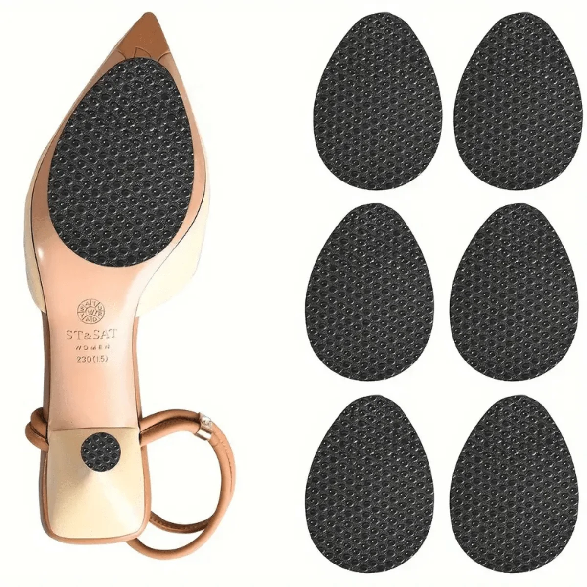 Sneaker Shoe Care Kit - Rutschfeste Gummi-Schuhpolster, 1–3 Paar, weiche, neue