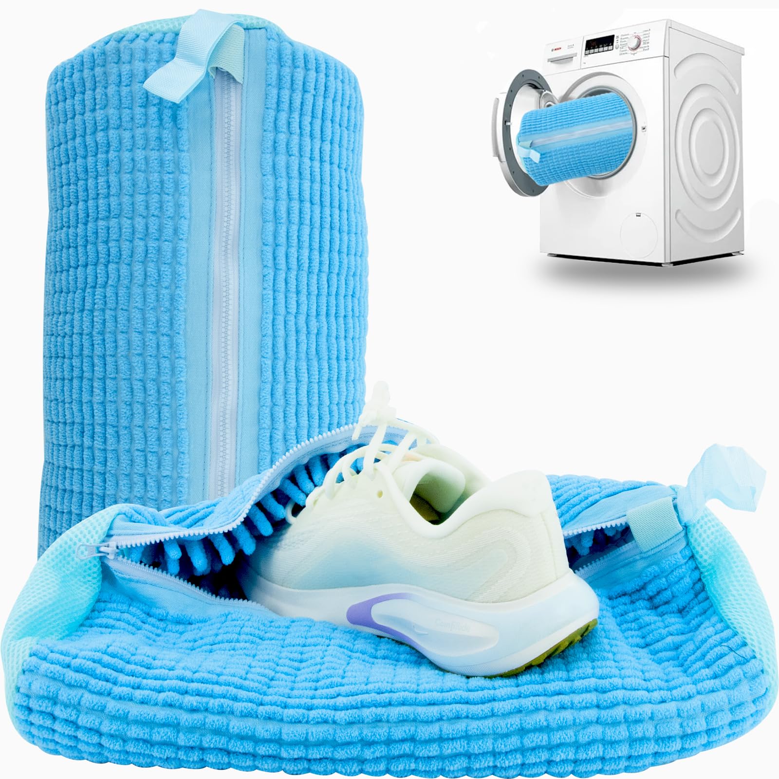 Sneaker Care Cleaning Kit - 1/2/3 Stück wiederverwendbare Schuhreinigungs-Wäschebeutel 360 °