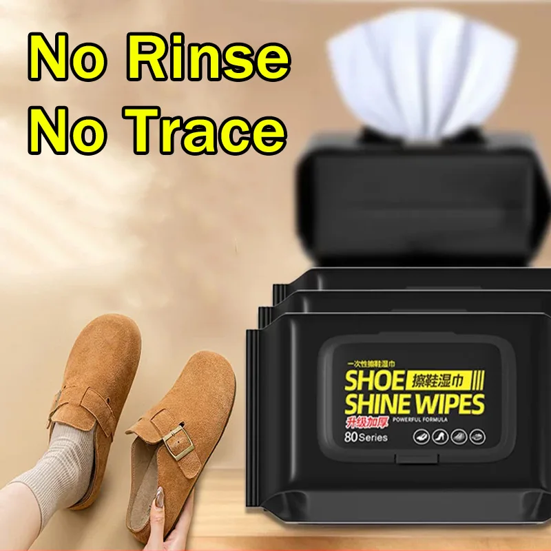 Sneaker Care Cleaning Kit - Tragbare Reinigungstücher für Schuhe ohne Abspülen