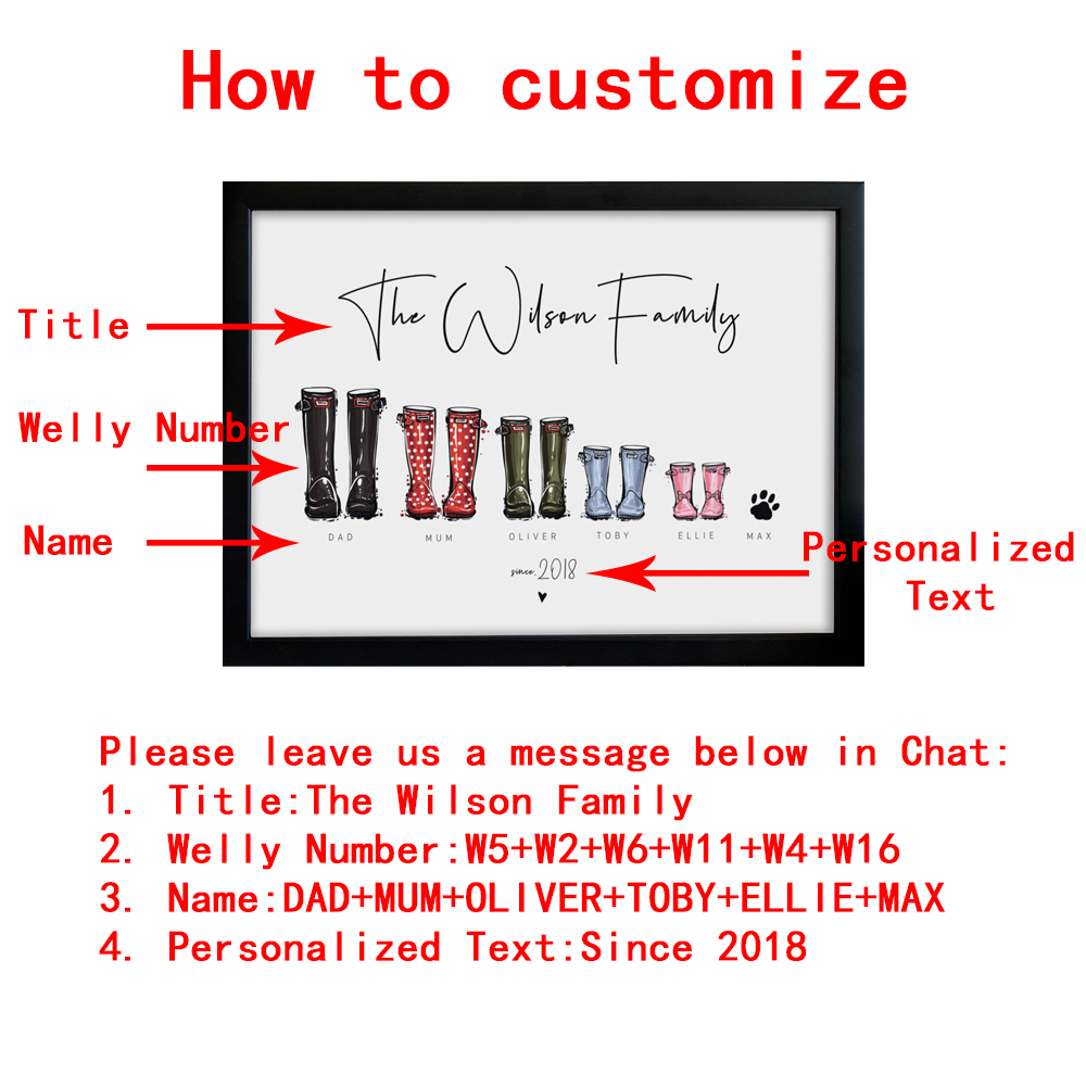 Personalisiertes Familien-Well – Waterproof Spray Shoe Bewertung und Preis