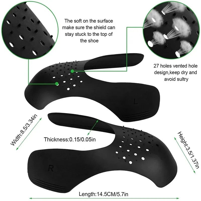 1 Paar Falten-Schutz für Schuh – Crease Protector Toe Bewertung und Preis