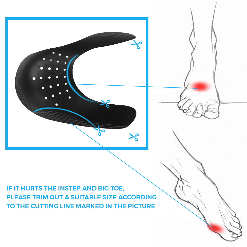 Neue 1 Paar Anti-Falten Falten – Crease Protector Toe Bewertung und Preis
