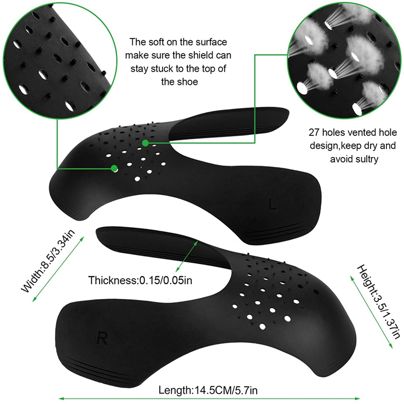 Faltenschutz für Schuhe, Anti- – Crease Protector Toe Bewertung und Preis