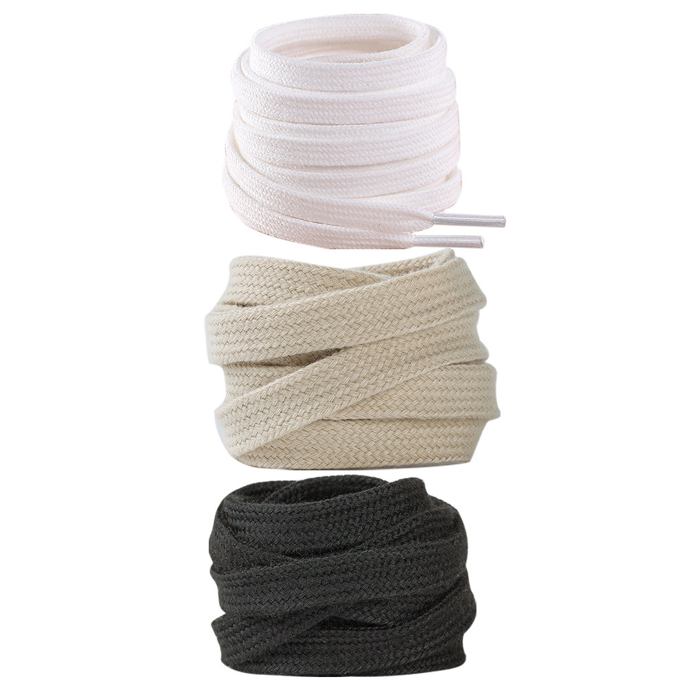 3 Paar Schnürsenkel in Uni-Far – Lace Replacement Flat Bewertung und Preis